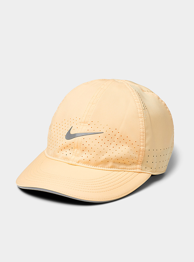 Nike Light Yellow Perforated lightweight cap for women