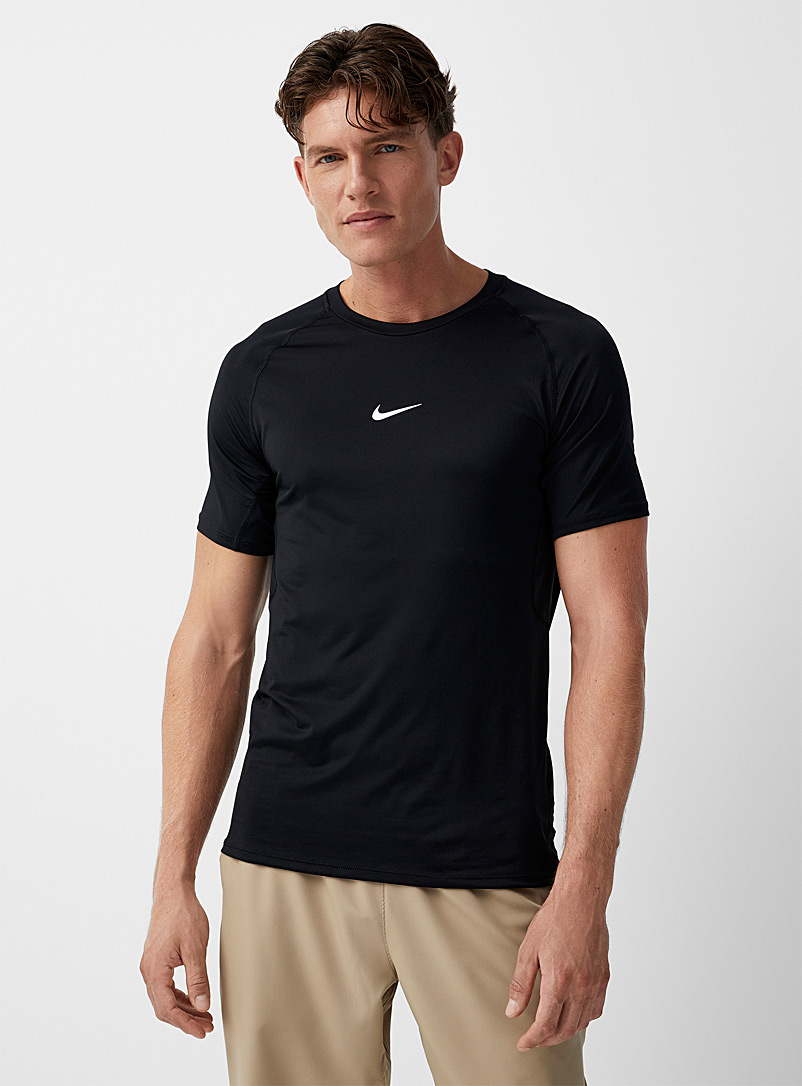 Nike Black Nike Pro fitted T-shirt for men