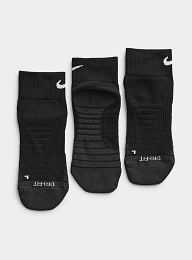 Nike Black Everyday Max ped socks Set of 3 for women