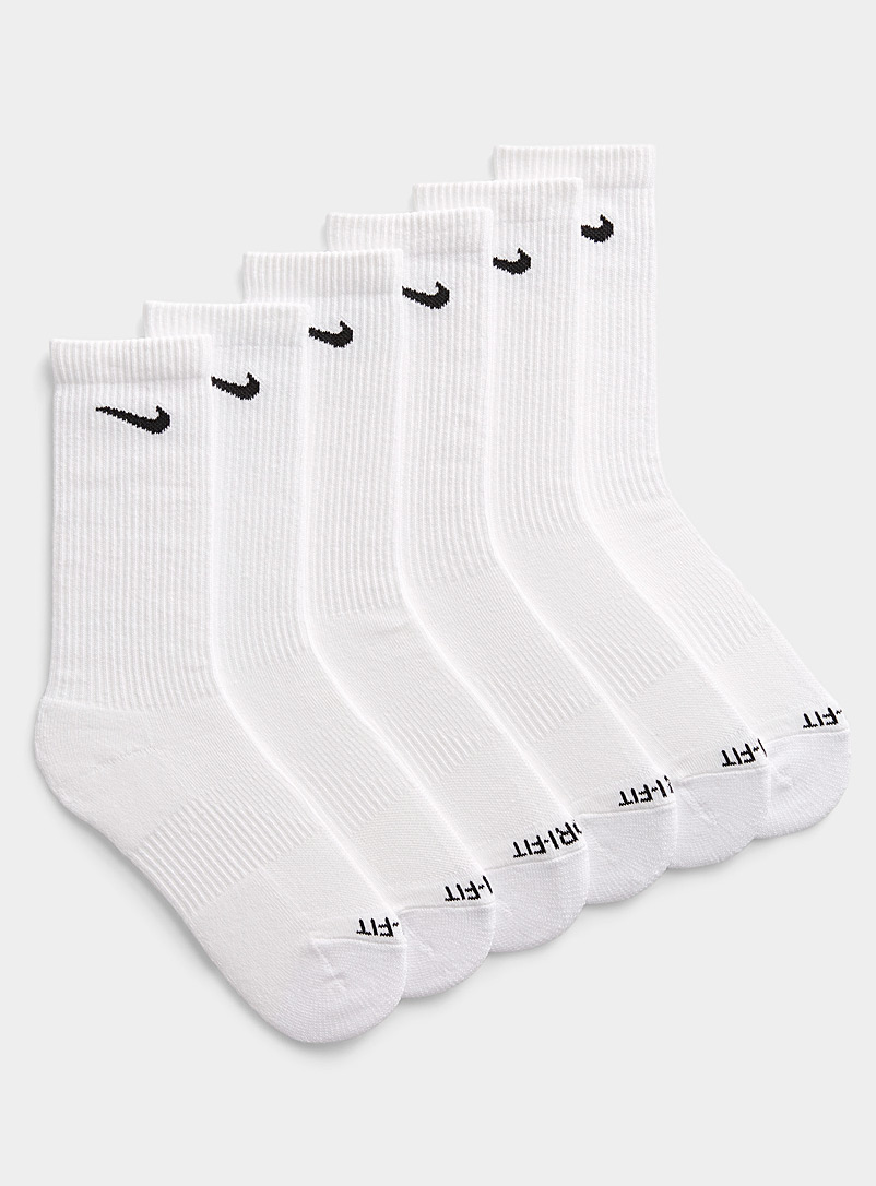 Nike White Everyday Plus socks 6-pack for men