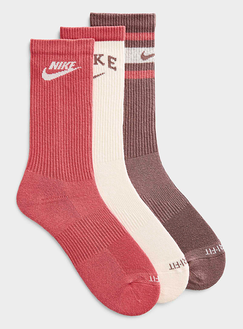 Nike: Les chaussettes Everyday Plus rose rétro Emballage de 3 Rose pour homme