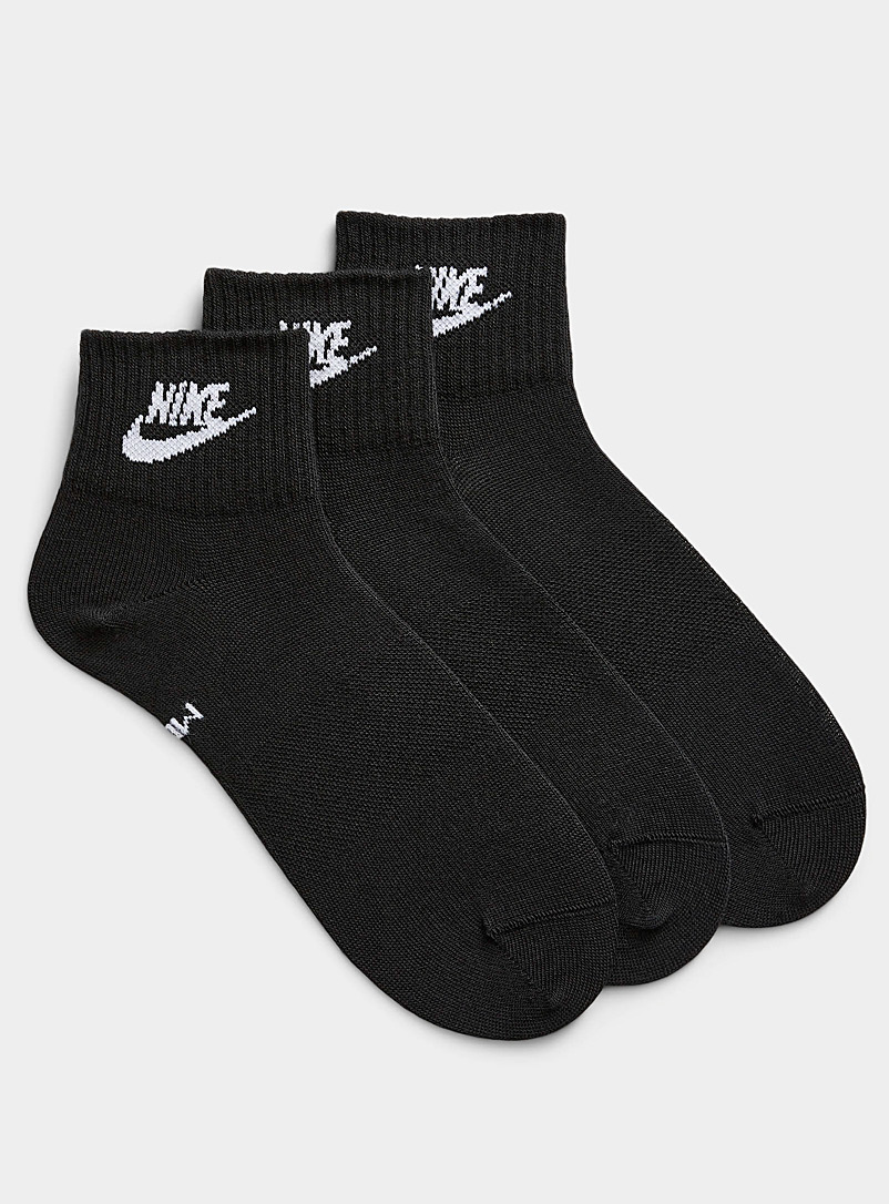 Nike: Les chaussettes Everyday Essential Emballage de 3 Noir pour homme