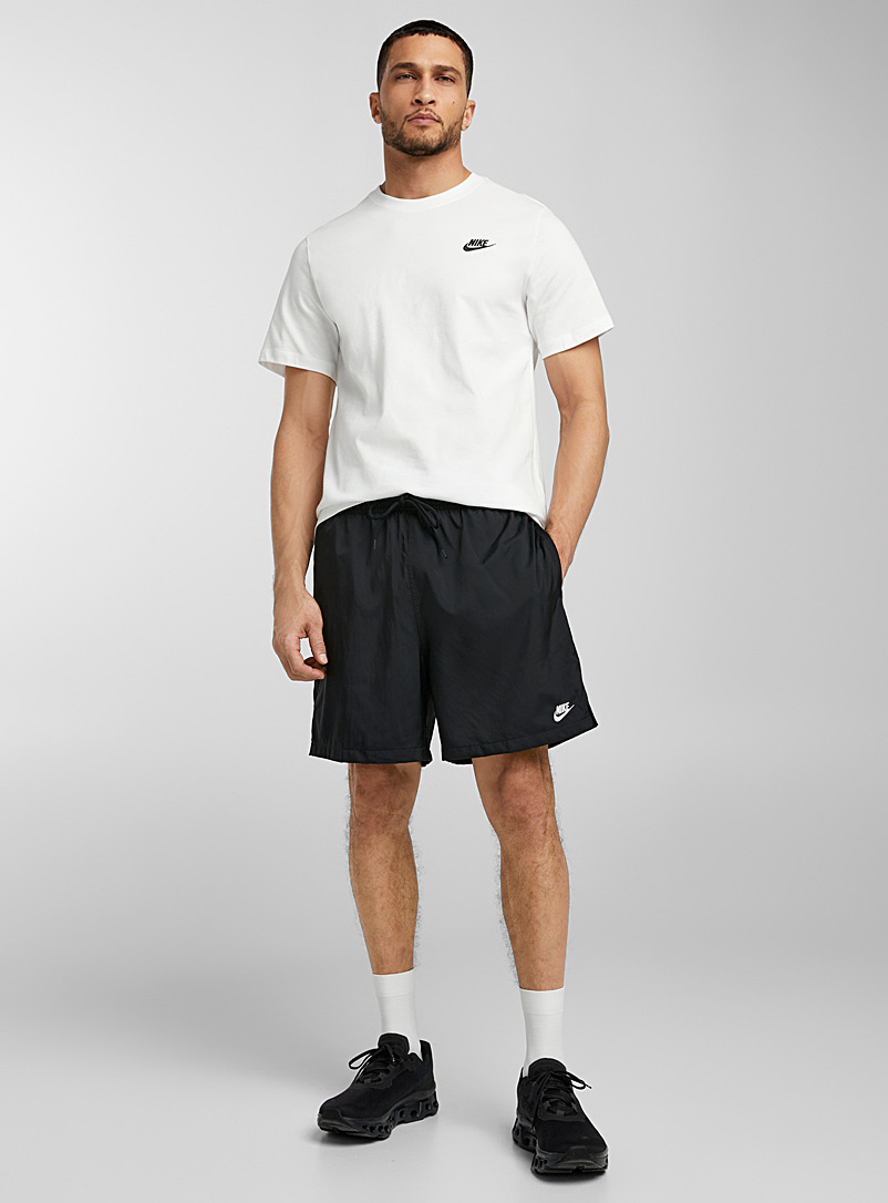 Nike: Le short en toile Club Flow Noir pour homme