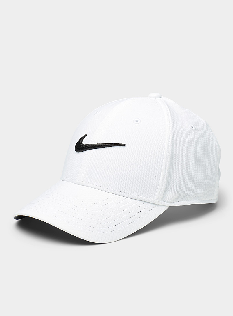 Nike White Embroidered Swoosh cap for women
