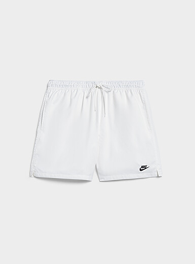 Nike: Le short de plage Flow Blanc pour homme