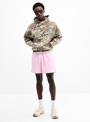 Nike: Le short de plage Flow Noir pour homme