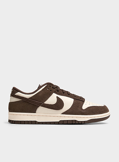 Ivory and brown Dunk Low Retro sneakers Men