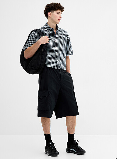 Parachute cargo Bermudas <b>Oversized fit</b>