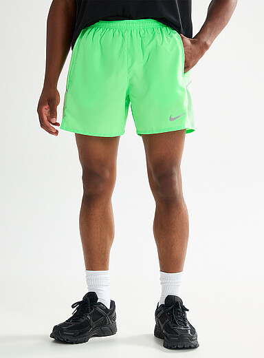 Nike Miler running short Length: 5" Built-in underwear