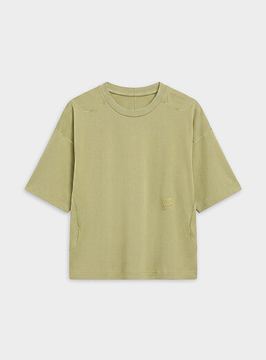 N.A.C. topstitching boxy T-shirt <b>Slightly cropped boxy fit</b>
