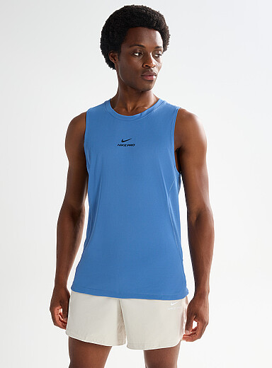 Le t-shirt sans manches dos microperfor&eacute; Nike Pro <b>Coupe ajust&eacute;e</b>