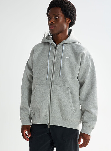 Le kangourou molleton zipp&eacute; Nike Solo Swoosh <b>Coupe ample</b>