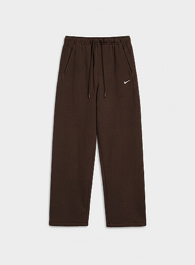 Le pantalon basketball molletonn&eacute; Solo Swoosh <b>Coupe ample</b>