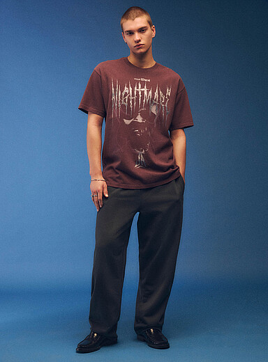 Nike Black Standard Issue fleece pant <b>Loose fit</b> for men
