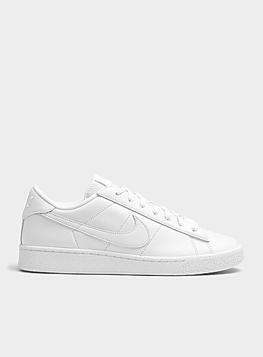 Nike: Le sneaker Tennis Classic cuir blanc Homme Blanc pour homme