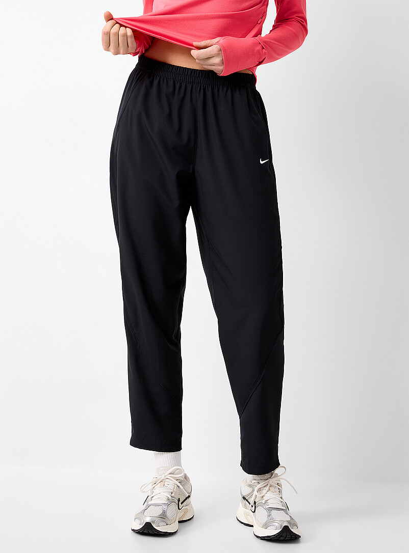 Nike: Le pantalon en toile Dri-FIT One Noir pour femme
