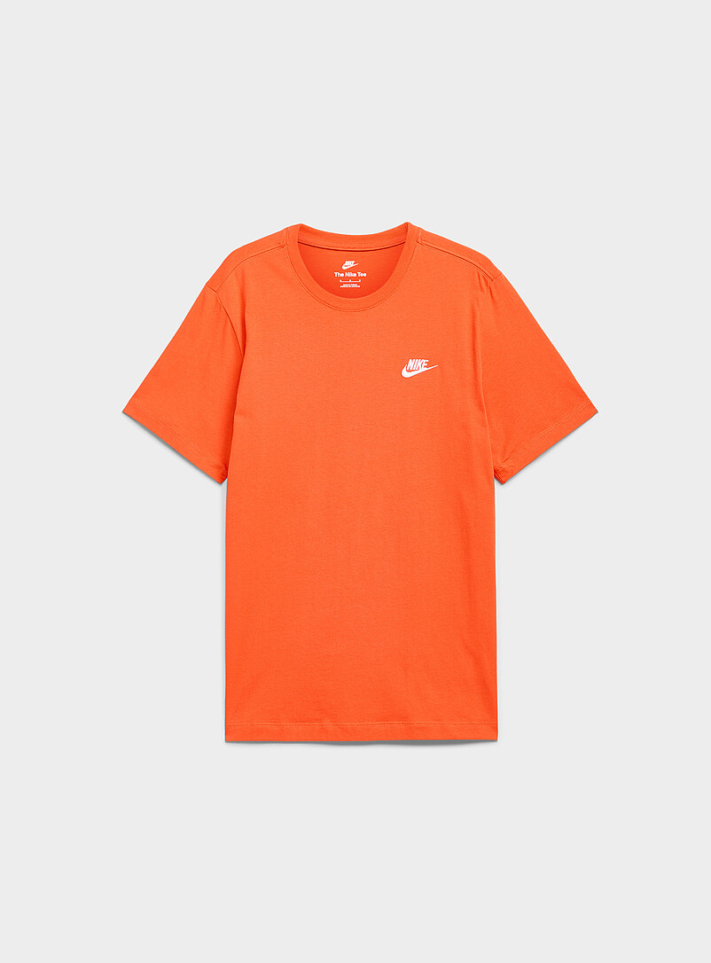 Nike: Le t-shirt Sportswear Club petit logo Blanc pour homme