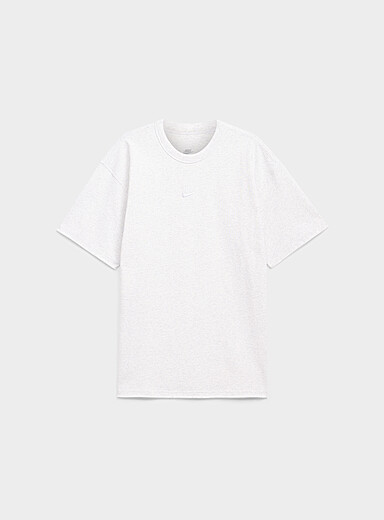 Nike: Le t-shirt ample Sportswear Essentials Beige - Gr&egrave;ge pour homme