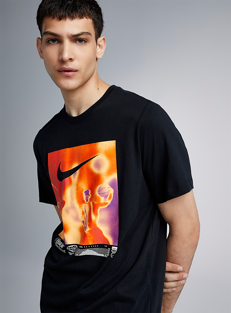 Nike Black Infrared print T-shirt for men