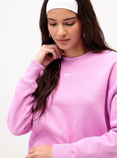 Le sweat &eacute;paules tombantes logo centr&eacute;