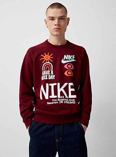 Nike Ruby Red Have A Nike Day sweatshirt for men