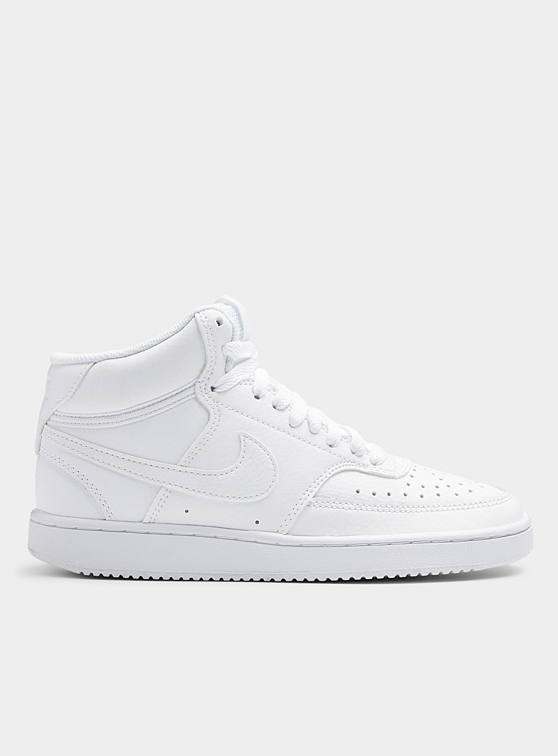 Nike White Court Vision Mid sneakers Women for women