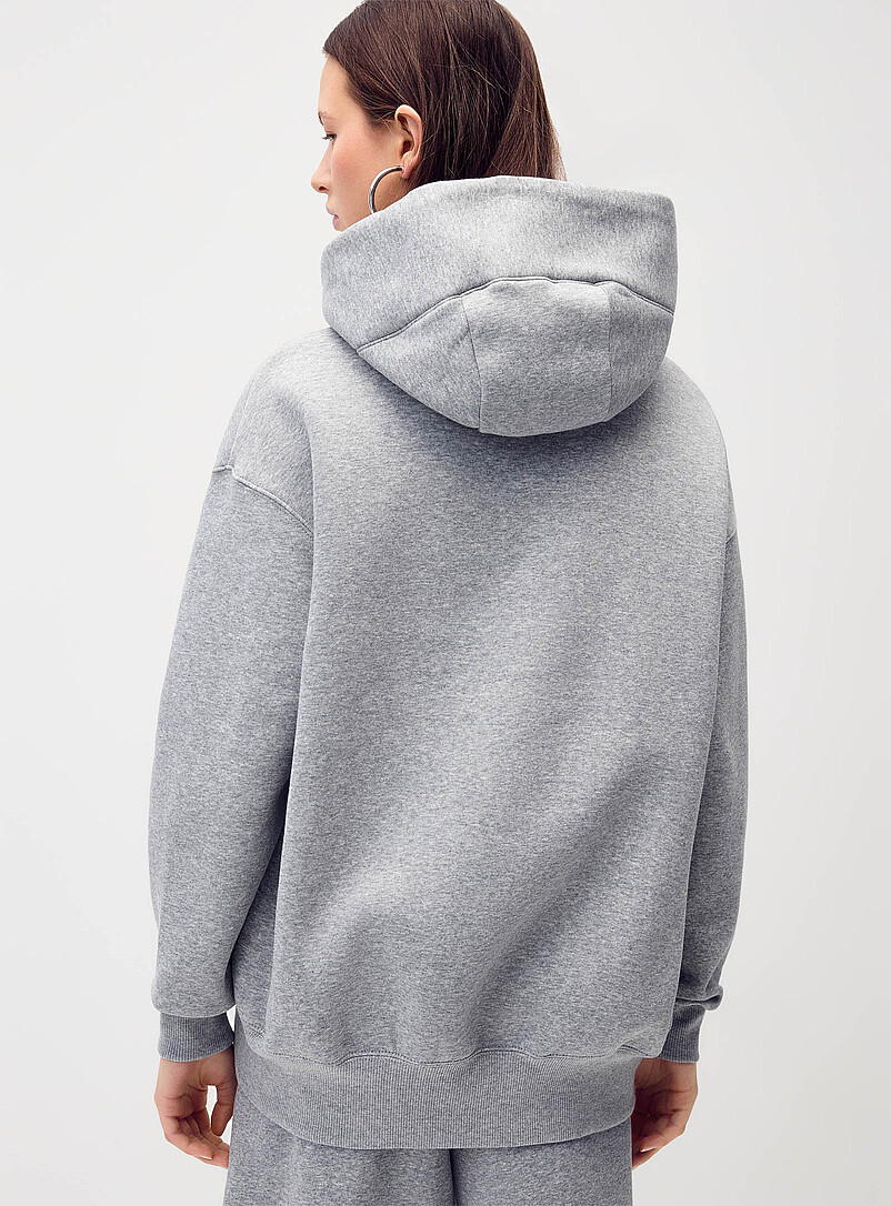 Nike: Le kangourou ample &eacute;paules tombantes Gris pour femme
