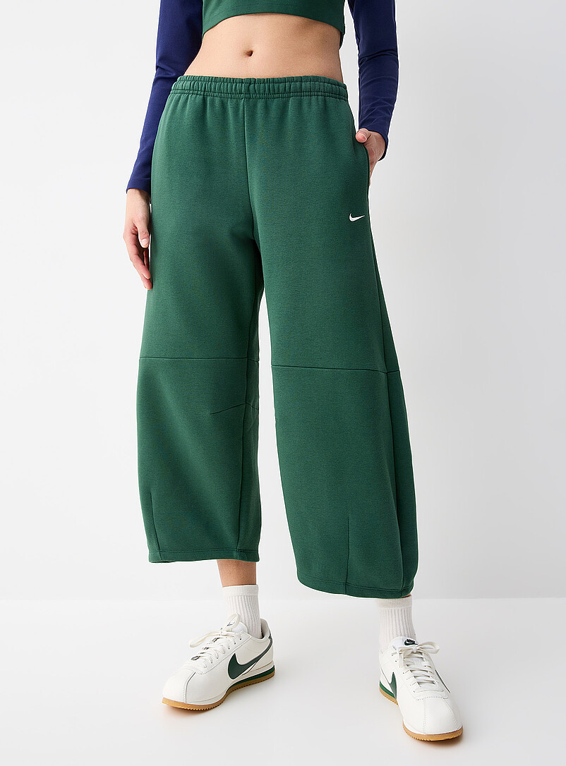 Nike Black Fleece Phoenix barrel-leg pant for women