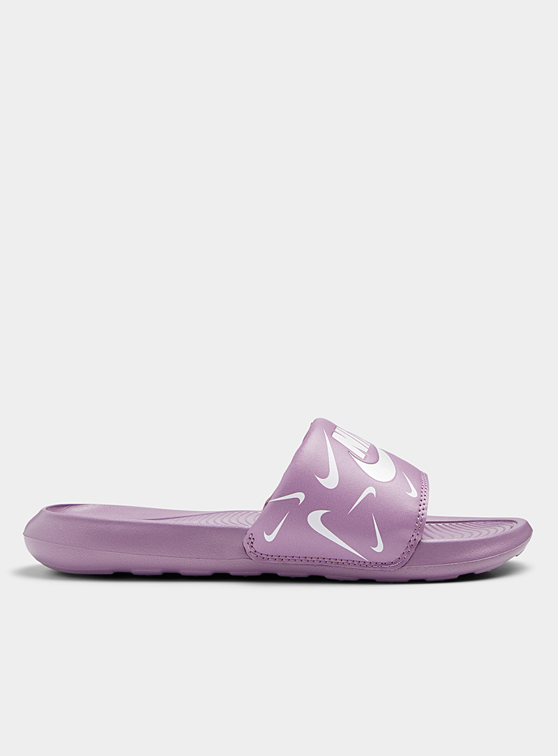 Nike: La sandale slide Victori One motif Femme Pourpre pour femme