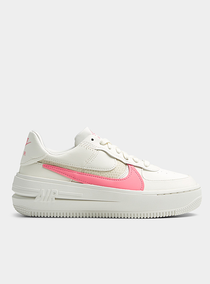 Nike Ivory White Air Force PLT.AF.ORM fossil sneakers Women for women