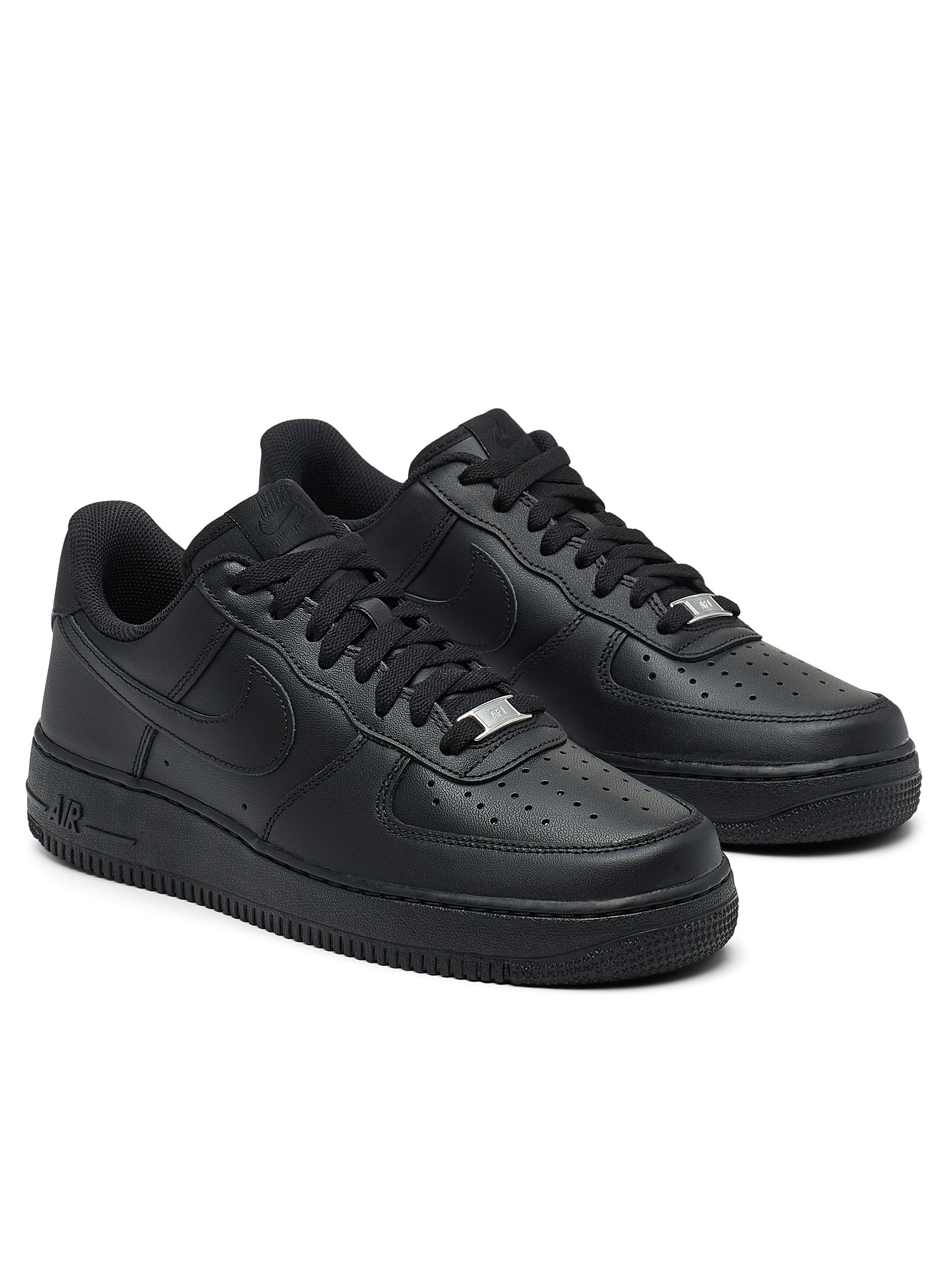 Shop Nike Air Force 1 '07 Sneakers Men In Black