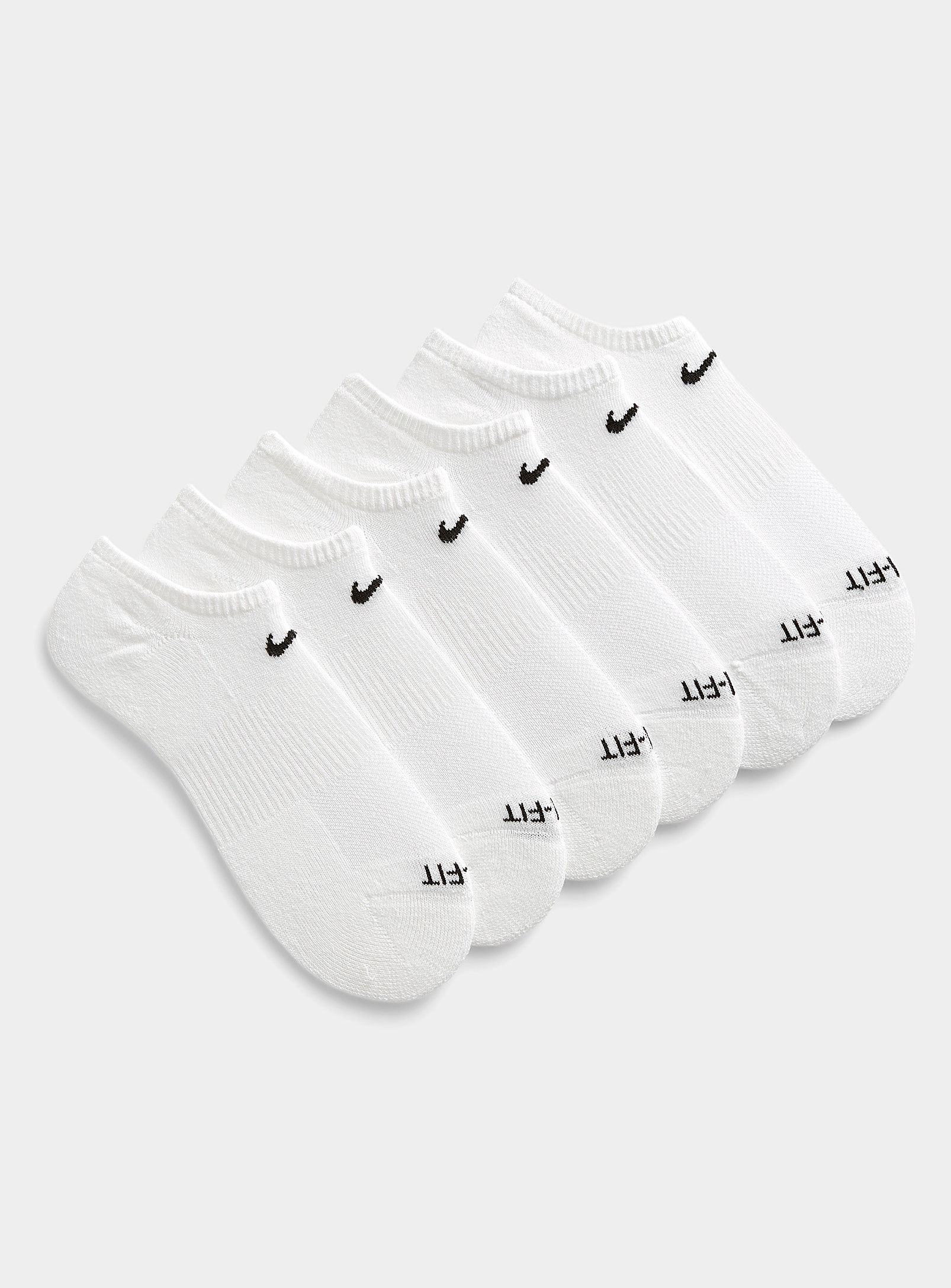 Nike Everyday Plus Ped Socks 6-pack In White