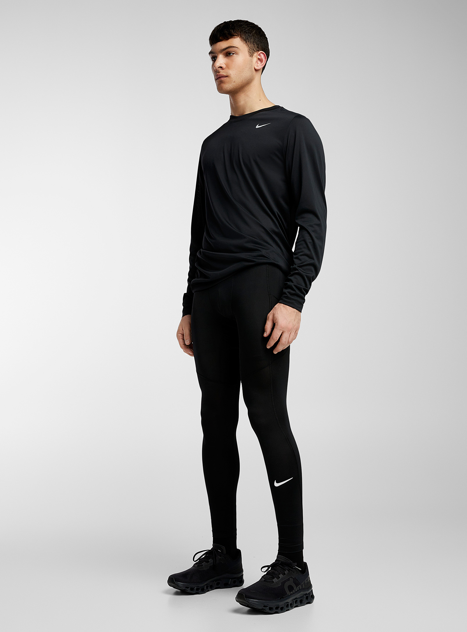 BOSS - Water-repellent shorts with integrated leggings