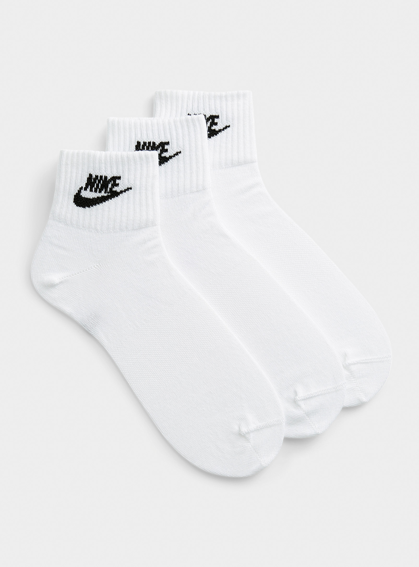 Shop Nike Everyday Essential Socks Set Of 3 In White