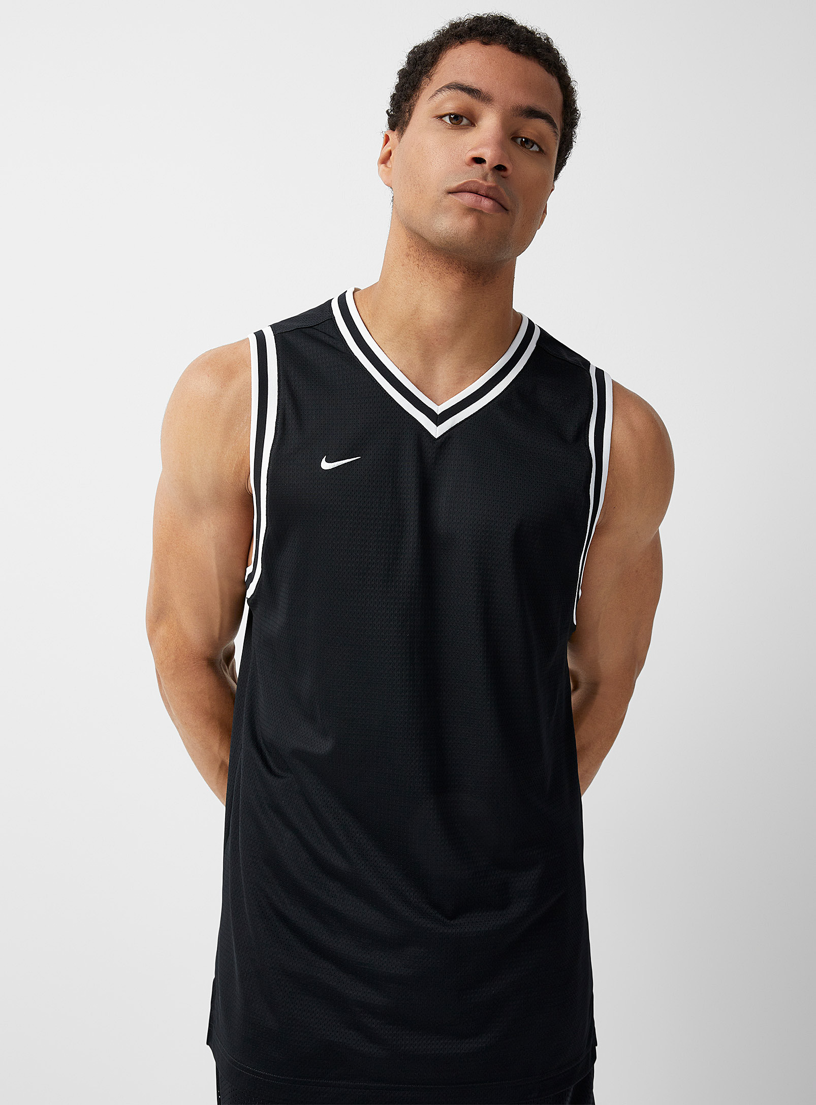 Nike Men's Dna Dri-fit Basketball Jersey In Black
