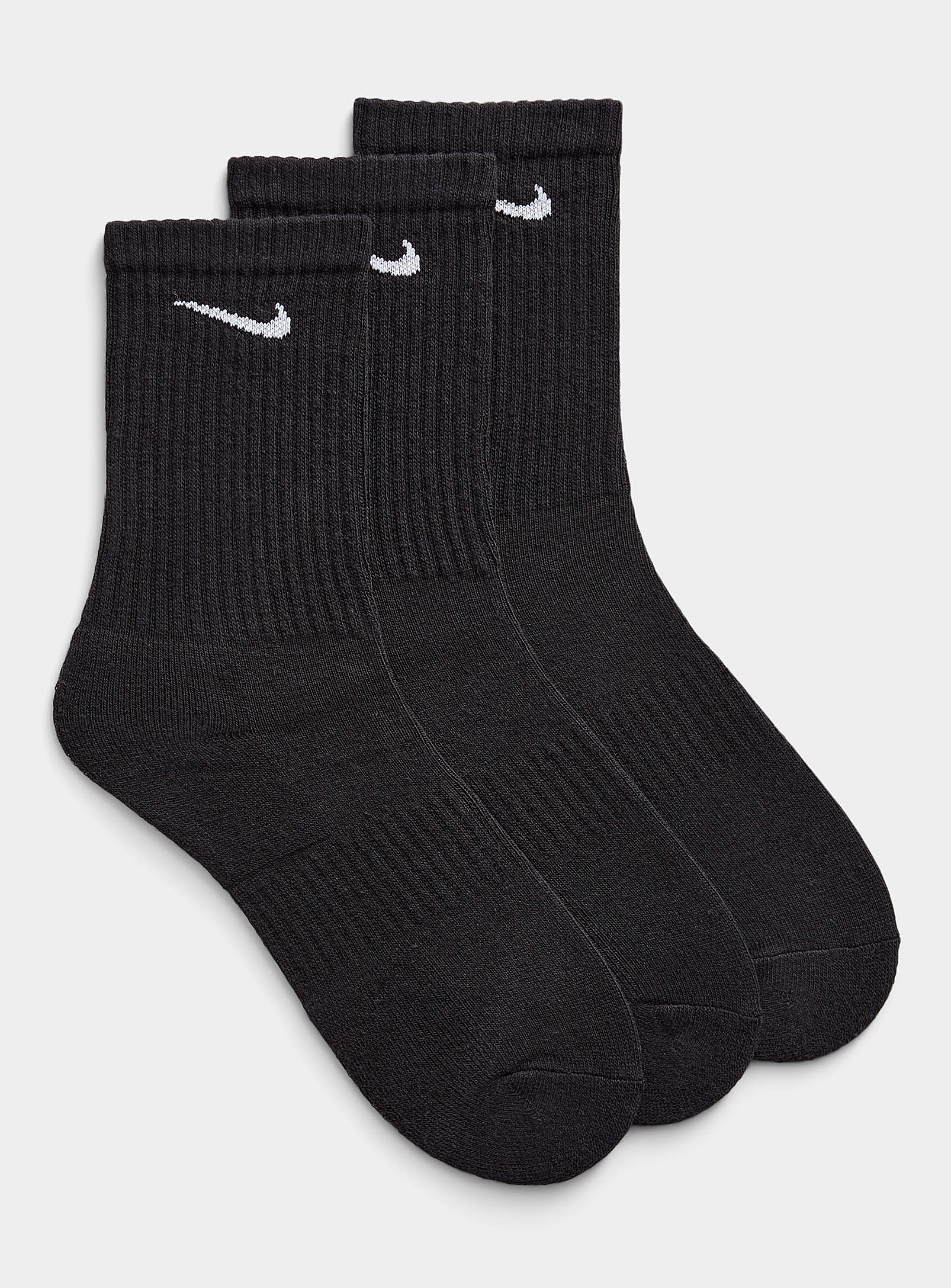 Nike Everyday Plus Socks 3-pack In Black