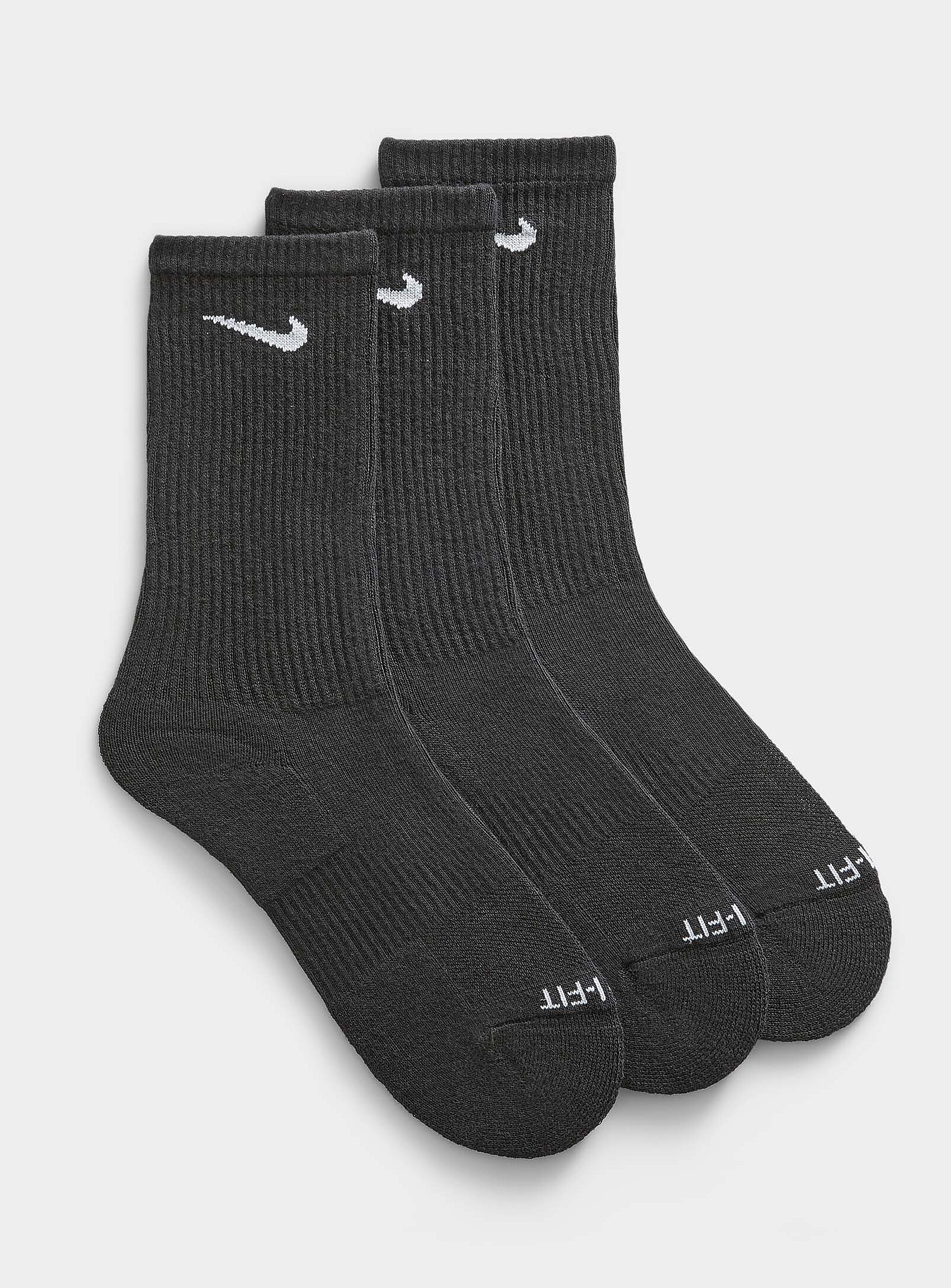 Nike - Everyday Plus seasonal socks 3-pack (Men, Black, MEDIUM)