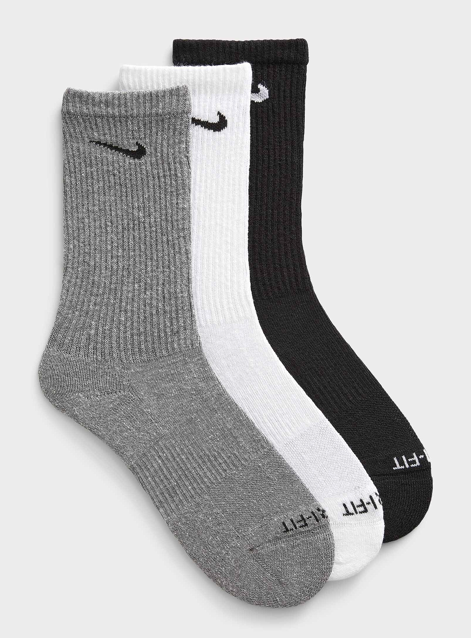 Nike - Everyday Plus seasonal socks 3-pack (Men, White, LARGE)
