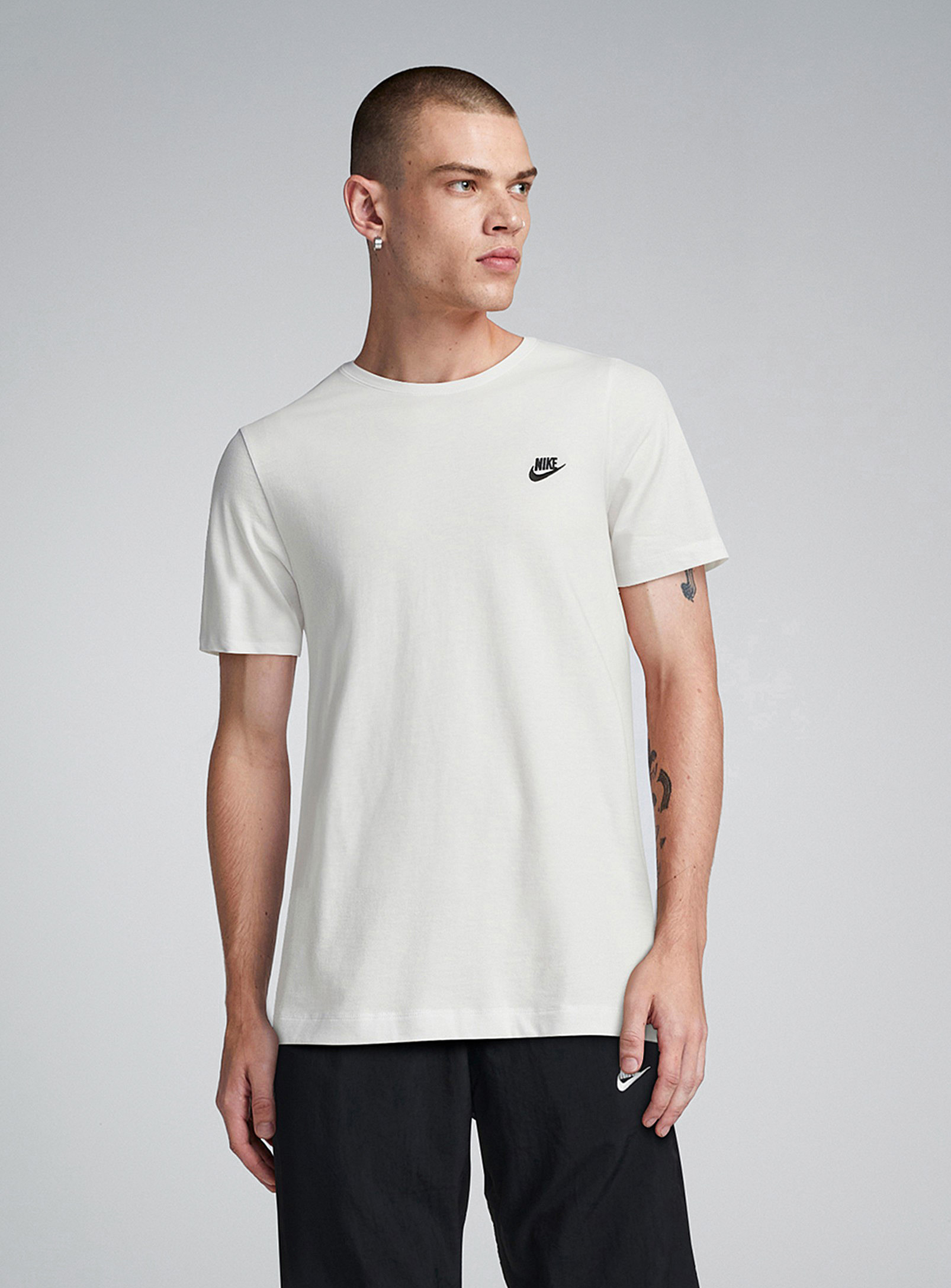 Shop Nike Sportswear Club Small Logo T-shirt In White