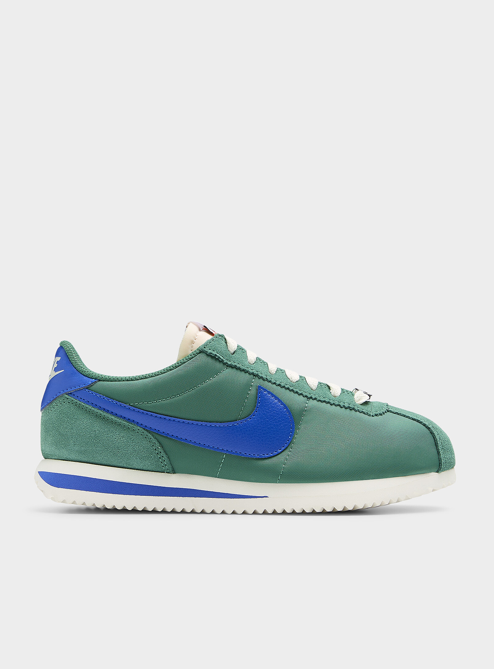 Nike - Cortez green-and-blue sneakers Women (Women, Green, 6)