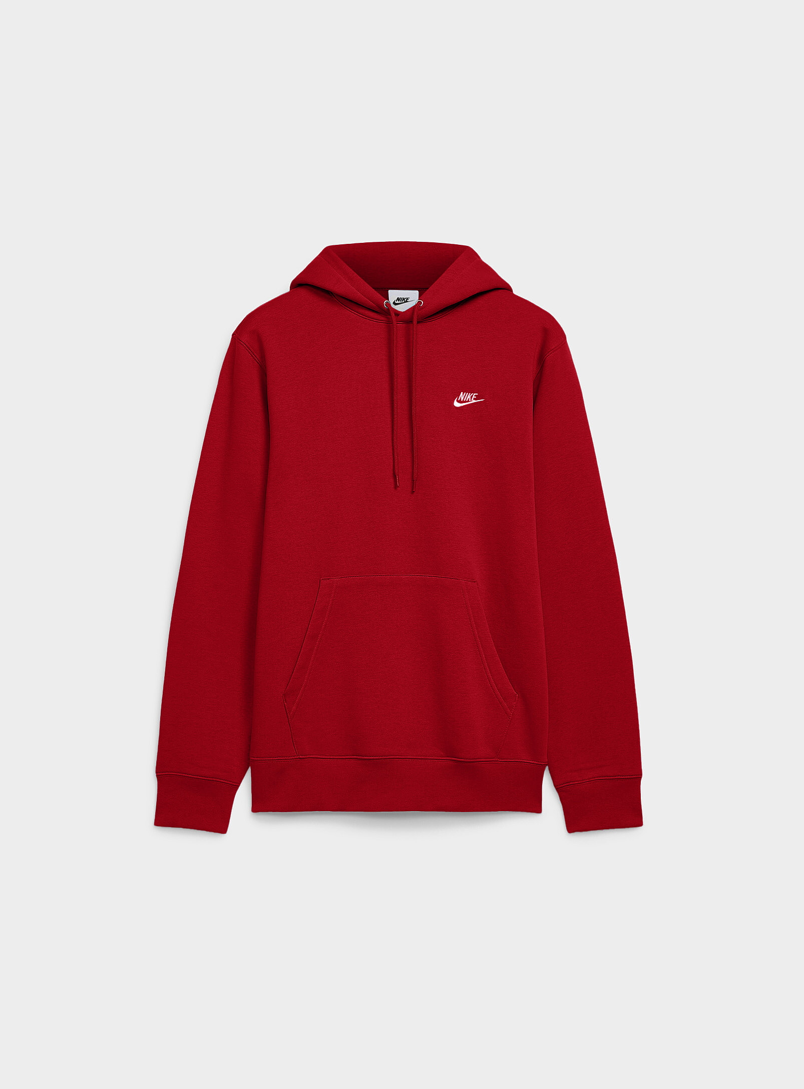 Nike - Nike Club hoodie (Men, Red, XX-LARGE)