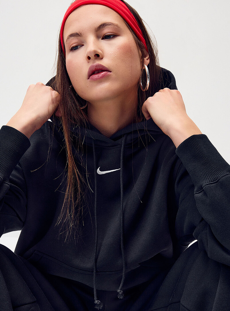 Loose drop-shoulder hoodie product image (primary)