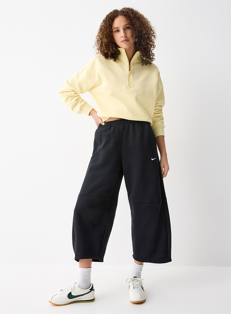 Fleece Phoenix Barrel-Leg Pant