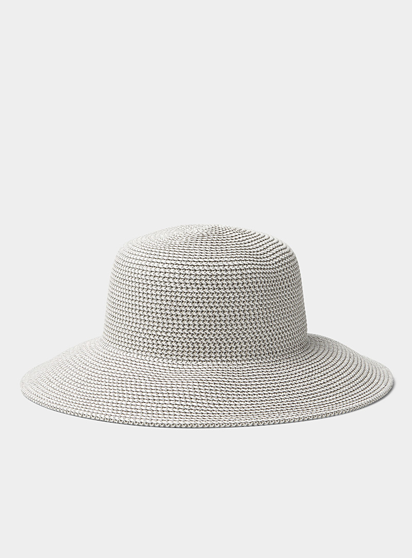 Simons Silver Soft straw hat for women