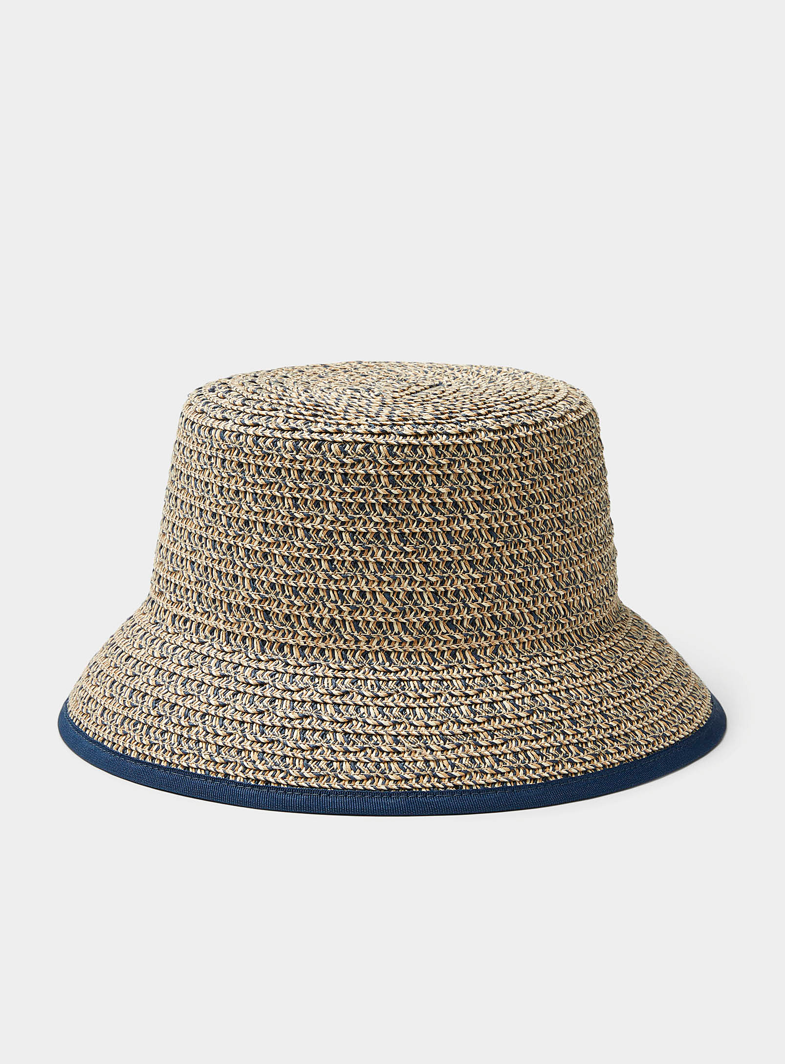 Nine West - Women's Split back straw Cloche Hat