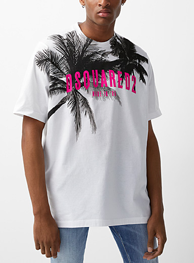 Neon pink logo T-shirt | Dsquared2 | Dsquared2 | Designer Clothing ...