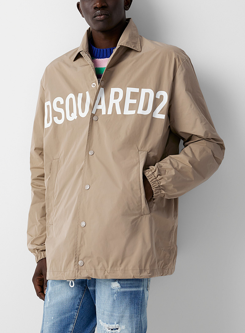 Dsquared2 Grey Signature sporty overshirt for men