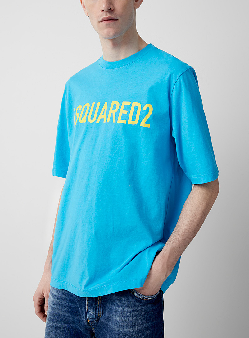 Dsquared2 Blue Black signature T-shirt for men
