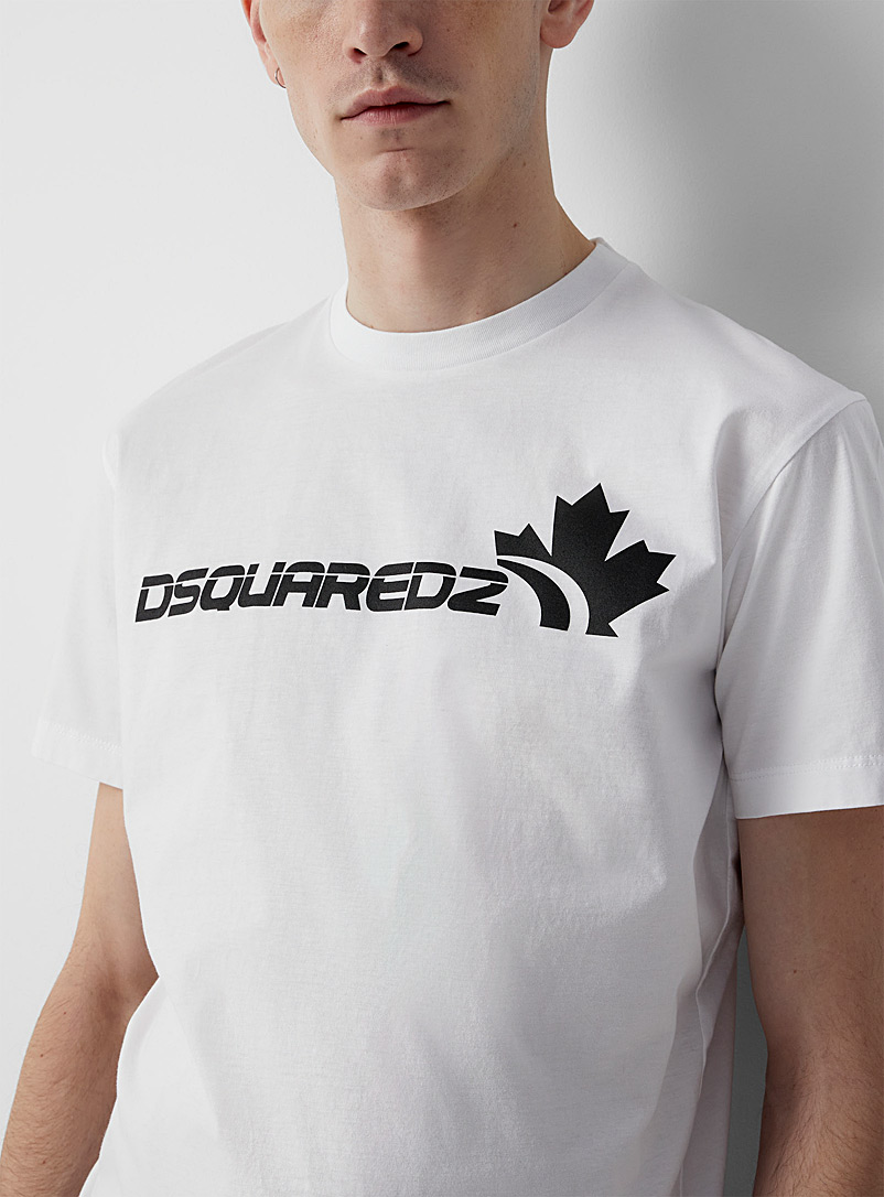 Dsquared2 White Sport signature T-shirt for men