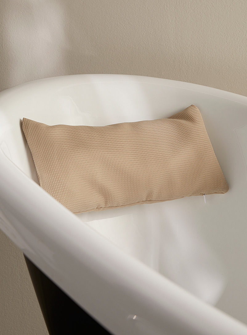 Simons Maison: Le coussin de bain rectangulaire beige Sable